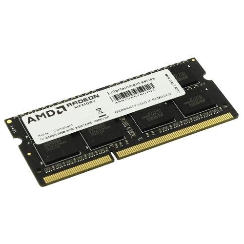 Память DDR3L SODIMM 8Gb, 1600MHz, CL11, 1.35 В, AMD, R5 Entertainment (R538G1601S2SL-U)