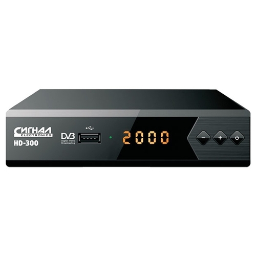   E2E4 Приставка для цифрового ТВ Сигнал HD-300, DVB-T2, HDMI, RCA