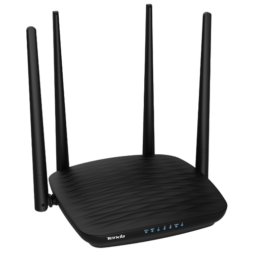 Wi-Fi роутер Tenda AC5, 802.11a/b/g/n/ac, 2.4 / 5 ГГц, до 1.17 Гбит/с, LAN 3x100 Мбит/с, WAN 1x100 Мбит/с, внешних антенн: 4x5dBi