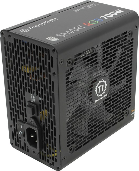 Блок питания 700 Вт ATX Thermaltake Smart RGB 700 80+, 120 мм, 80 Plus (PS-SPR-0700NHSAWE-1)