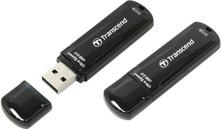 Флешка 32Gb USB 2.0 Transcend 600, черный (TS32GJF600)