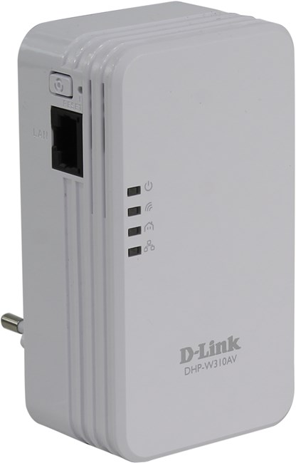 Точка доступа D-link DHP-W310AV, LAN: 1x100 Мбит/с, 802.11n, до 300 Мбит/с