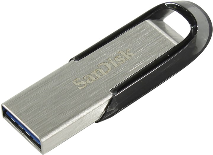 Флеш-накопители USB 3.0  E2E4 Флешка 256Gb USB 3.0 Sandisk Ultra Flair, серебристый/черный (SDCZ73-256G-G46)