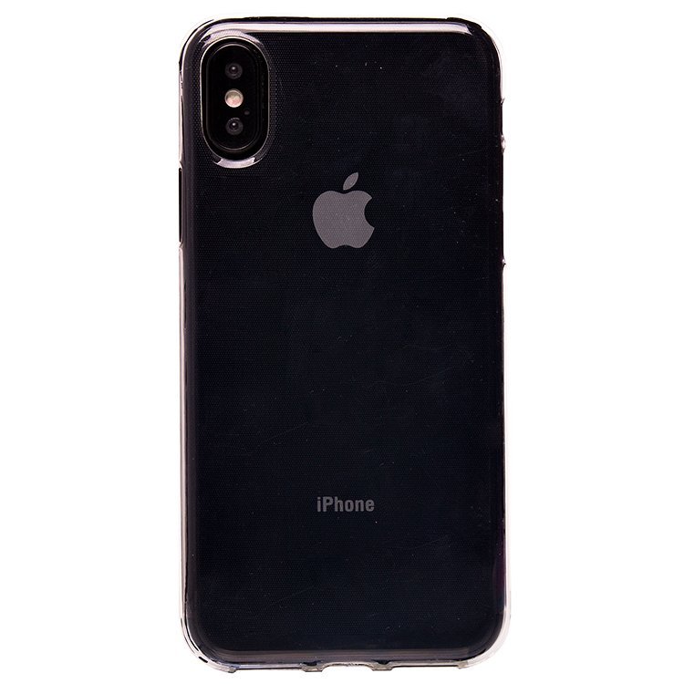 Чехол-накладка Activ ASC-101 Puffy для смартфона Apple iPhone X, силикон, прозрачный (78325)