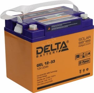 Аккумуляторная батарея для ИБП Delta GEL 12-33, 12V, 33Ah