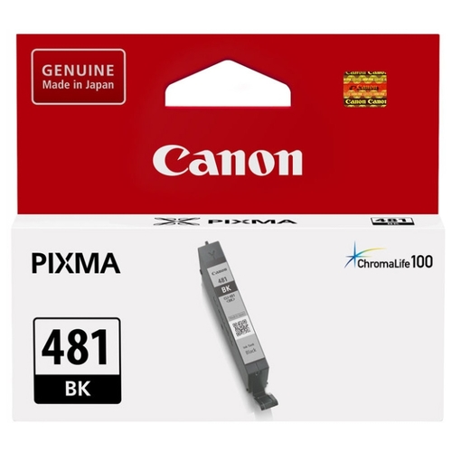   E2E4 Картридж струйный Canon CLI-481 BK (2101C001), черный, оригинальный, ресурс 1505 страниц, для Pixma TS5140 / 6140 / 8140 / 8540