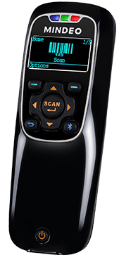 Сканер штрих-кода Mindeo MS3690, ручной, лазерный, USB/Bluetooth, беспроводной, 1D, черный, IP65 (MS3690-1D(BT))