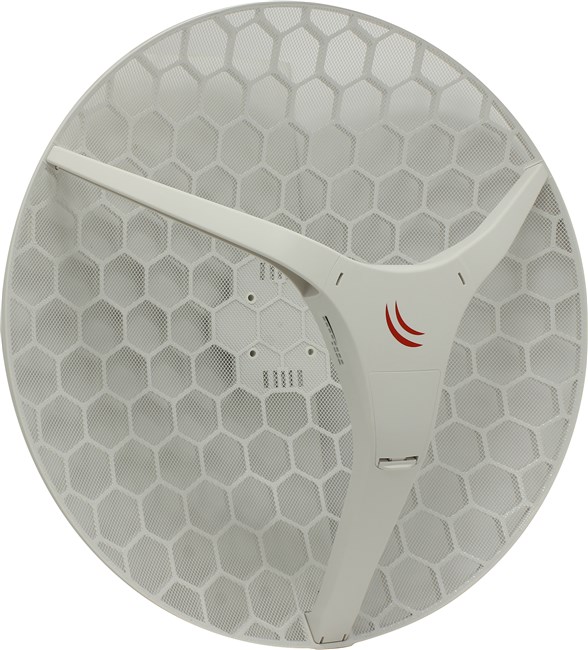 Мост MikroTik LHG XL 5 ac (RBLHGG-5acD-XL), LAN: 1x1 Гбит/с, 802.11a/b/g/n/ac, 5 ГГц, внутренних антенн: 2x27dBi, PoE