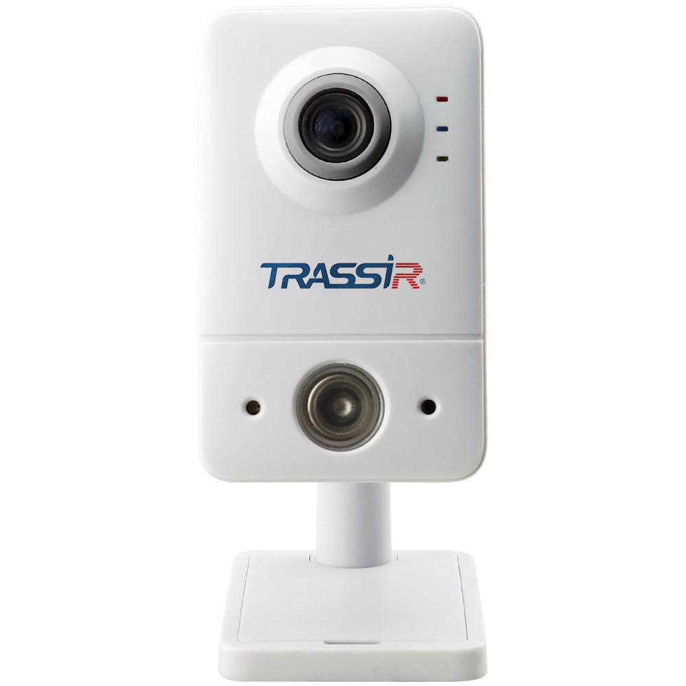 IP-камера Trassir TR-D7121IR1W 2.8мм, настольная, 2Мпикс, CMOS, до 1920x1080, до 25кадров/с, ИК подсветка 10м, Wi-Fi, -10 °C/+50 °C