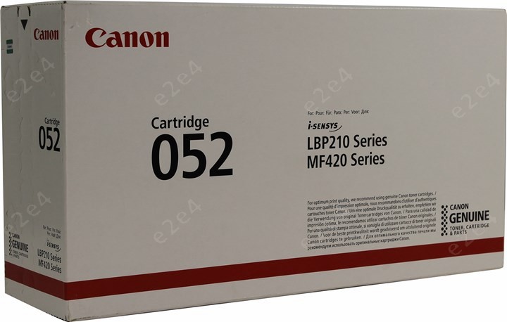  Картридж лазерный Canon 052/2199C002, черный, 3100 страниц, оригинальный для Canon MF421dw/426dw/428x/429x, LBP 212dw/214dw/215x