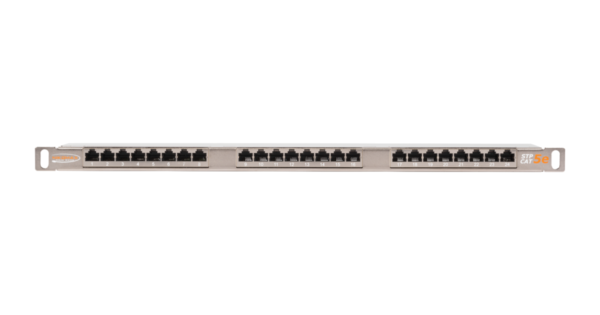 Патч/Кросс-панели Патч-панель в шкаф 19 0.5U, порты: 24 x RJ-45 кат. 5e, экранированная, органайзер, металлик (никель), NMC-RP24SD2-HU-MT, NIKOMAX
