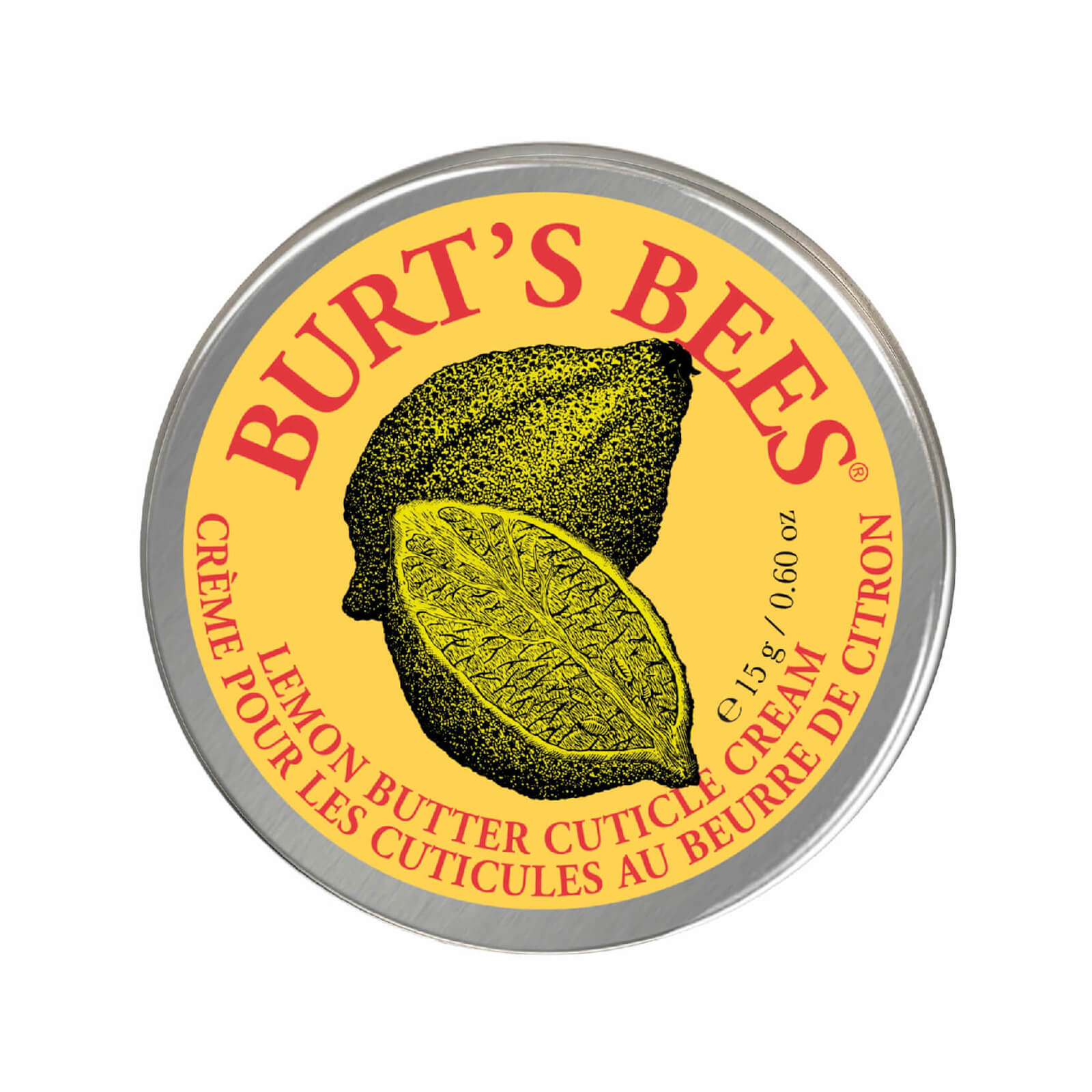 Масло для ногтей и кутикулы Burt's Bees Lemon Butter Cuticle Creme, 15 г