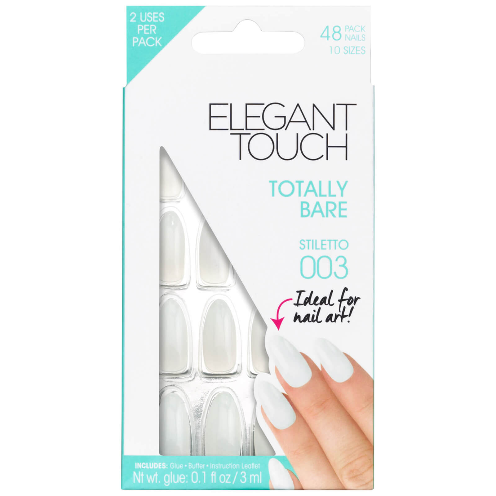  Накладные ногти без покрытия Elegant Touch Totally Bare Stiletto Nails — 003