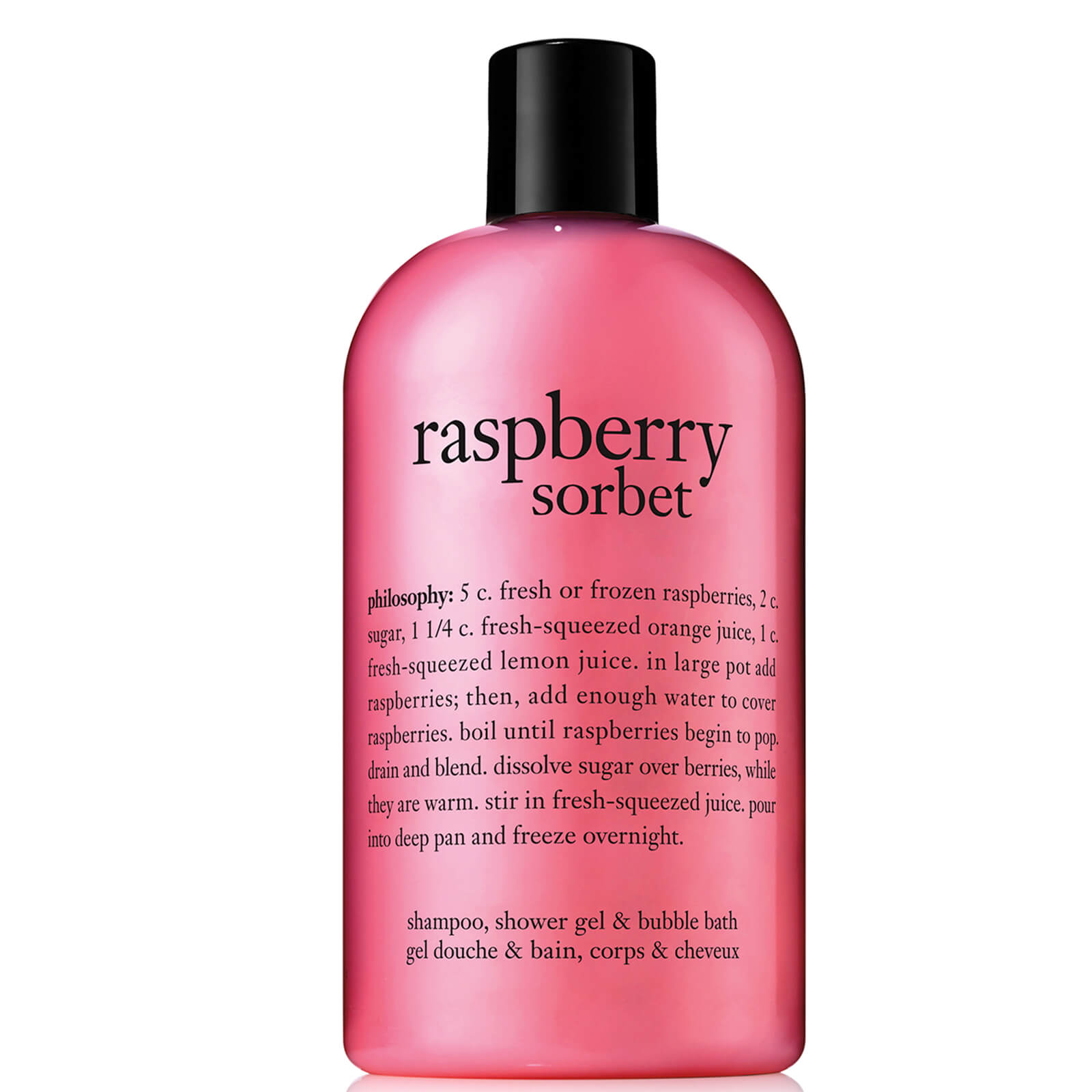 Гель для душа с ароматом малинового сорбета philosophy Raspberry Sorbet Shower Gel 480 мл