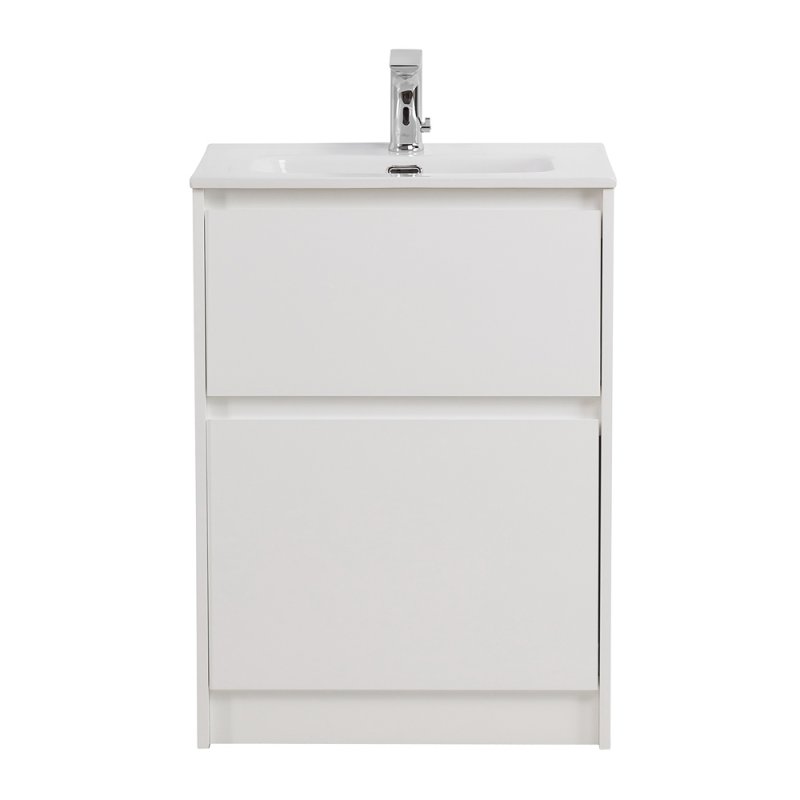 Тумба с раковиной BelBagno Kraft 39 напольная 50 см, Bianco Opaco