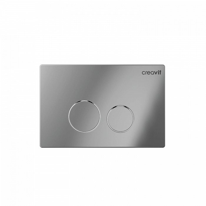 Кнопка смыва Creavit Terra GP9004.00 хром глянец