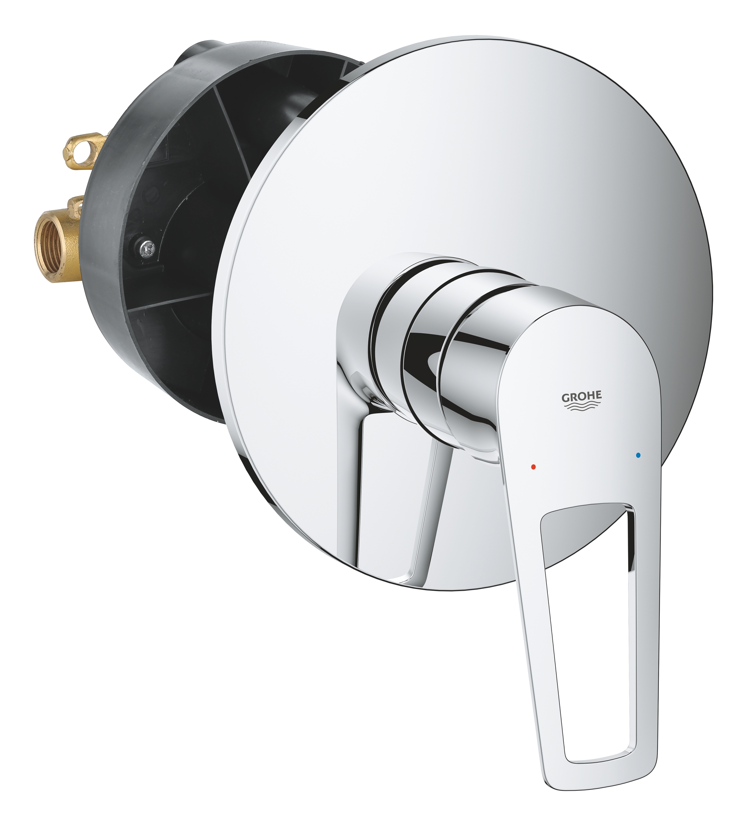 Смеситель Grohe BauLoop 29080001 с внутренней частью, для душа