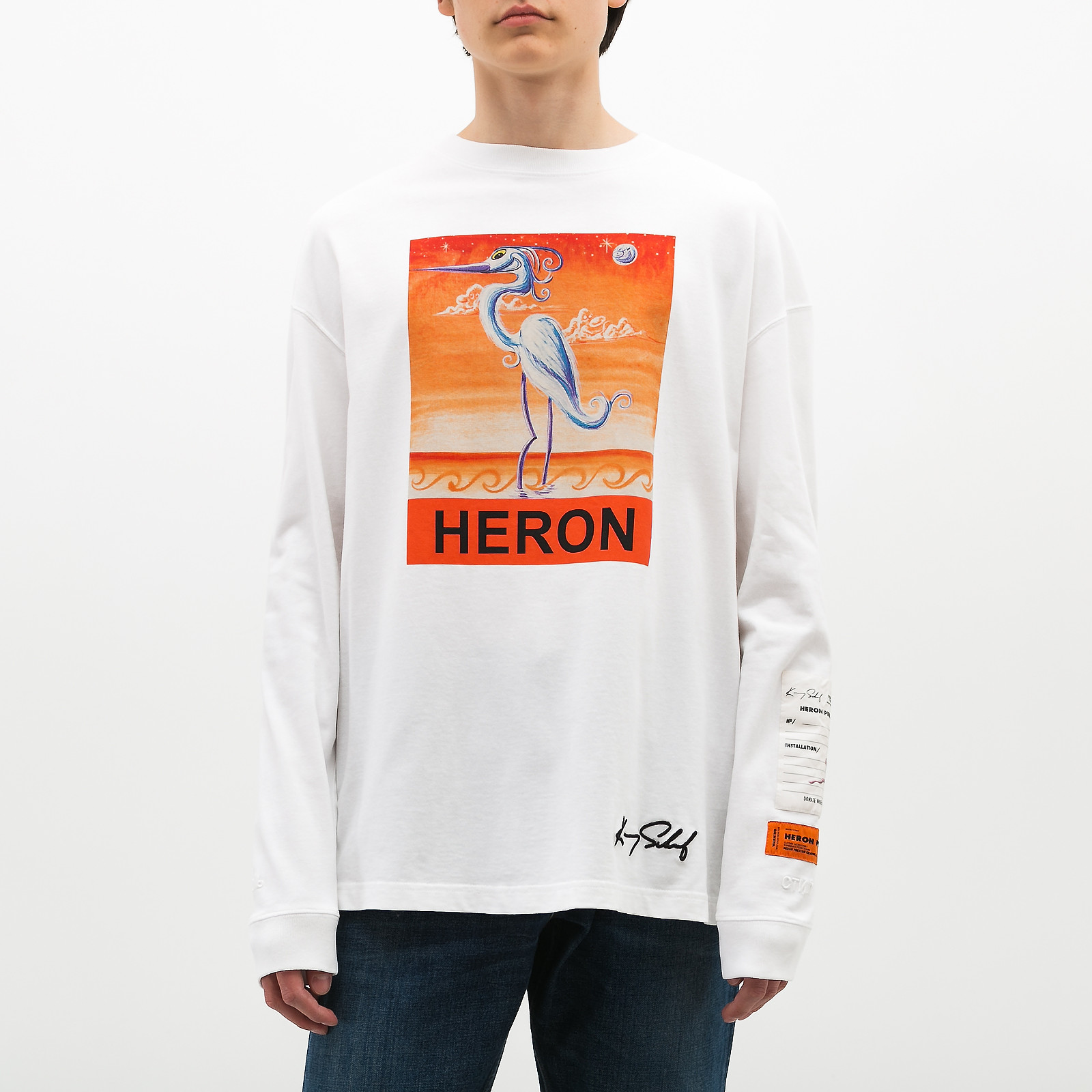 Футболки и лонгсливы  Second Friend Store Лонгслив Heron Preston