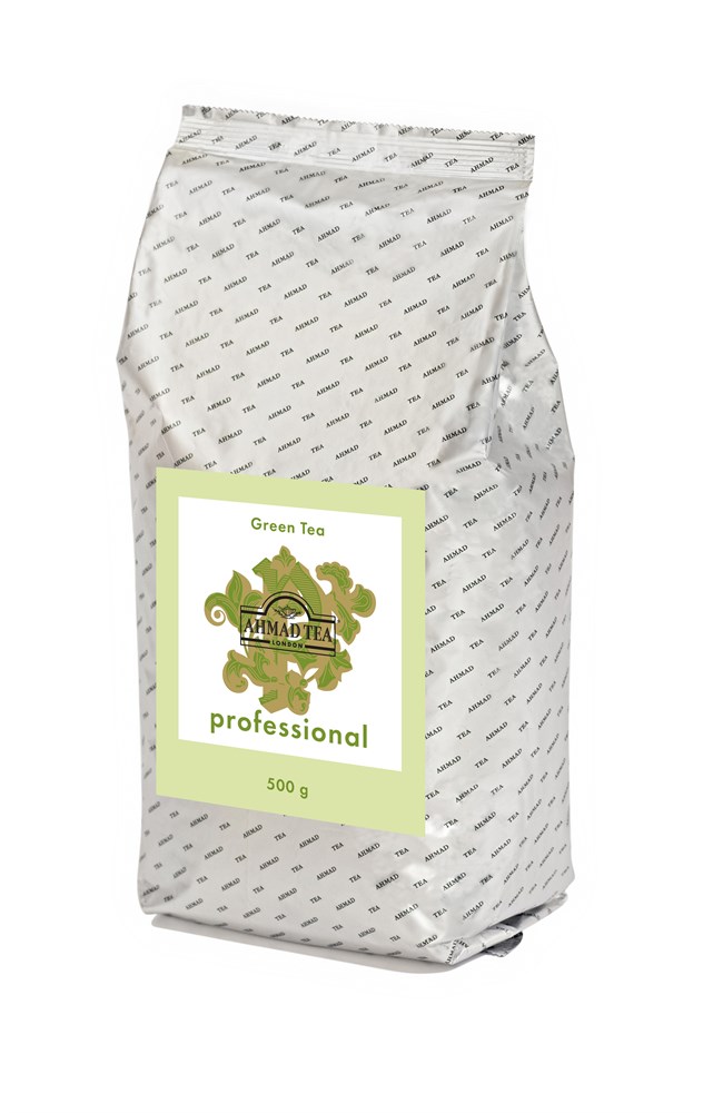  Чай Ahmad Tea Professional, Зелёный чай, листовой, в пакете, 500г Упаковка - 12 шт.