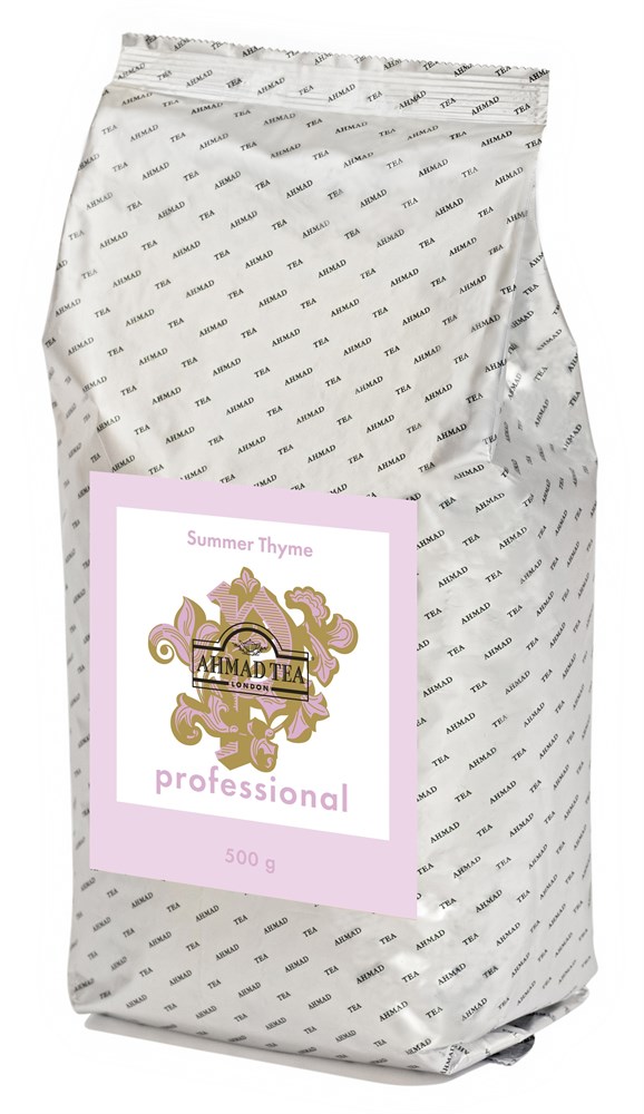 Чай Ahmad Tea Professional, Летний Чабрец, с чабрецом, чёрный, листовой, в пакете, 500г Упаковка - 12 шт.