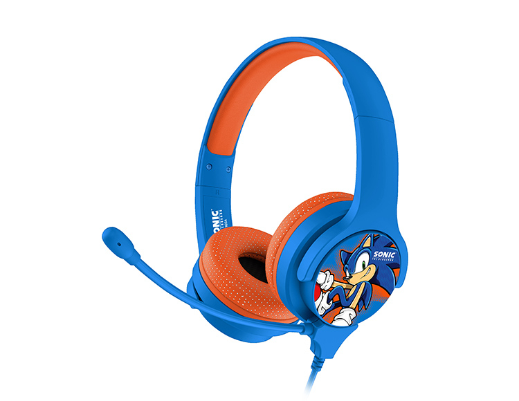 Детские проводные наушники с микрофоном Sonic the Hedgehog
