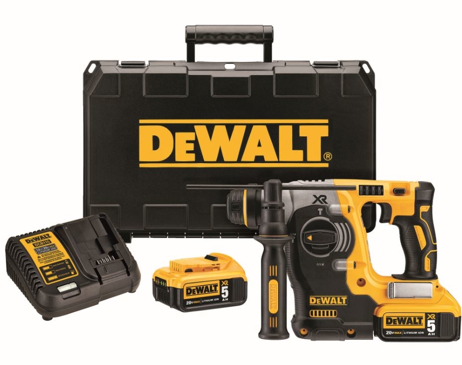  Аккумуляторный перфоратор DEWALT DCH273P2, SDS-Plus, 18 В, XR, 400 Вт, 2.1 Дж