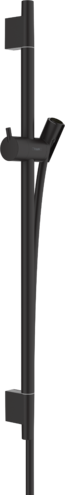  Душевая штанга hansgrohe Unica S Puro 65 см со шлангом 28632670, матовый черный