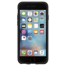 Чехол-накладка для Apple iPhone 6, 6S (Spigen Liquid Crystal 035CS21532) (матово черный) - Чехол для телефона
