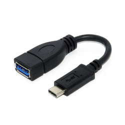 OTG переходник USB Type-C M-USB F (Cablexpert A-OTG-CMAF3-01) (черный) - Кабели