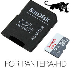Карты флэш-памяти SanDisk Video Full-HD / Super-HD, Ultra SPEED, 32Gb For PANTERA-HD - Карта флэш-памяти