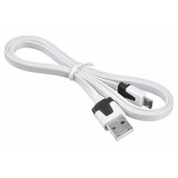 Кабель USB AM-microUSB M 1м (Buro BHP MICROUSB 1M FLAT) (белый) - Кабели
