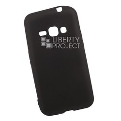 Силиконовый чехол-накладка для Samsung Galaxy J1 2016 (Liberty Project 0L-00035431) (черный) - Чехол для телефона