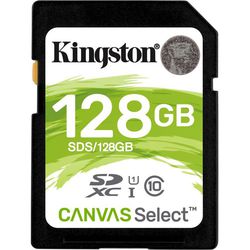 Kingston SDXC 128GB Class 10 UHS-I U1 w/o adapter (SDS/128GB) - Карта флэш-памяти