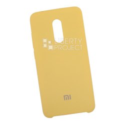 Силиконовый чехол-накладка для Xiaomi Redmi 5 (0L-00038640) (желтый) - Чехол для телефона