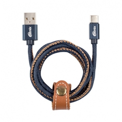 Кабель USB Type-C-USB 1м (Ritmix RCC-437) (синий) - Кабели