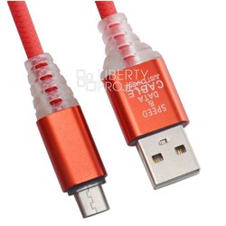 Кабель USB - microUSB (0L-00038874) (красный) - Кабели