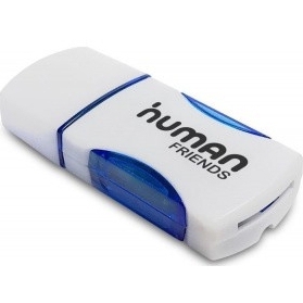 Картридер CBR Human Friends Speed Rate Impulse Blue (белый) - Картридер, Card Reader