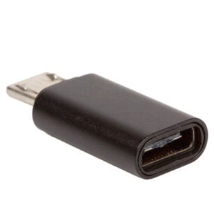 Адаптер USB Type-C - microUSB (BLAST BMC-607) (черный) - Кабели