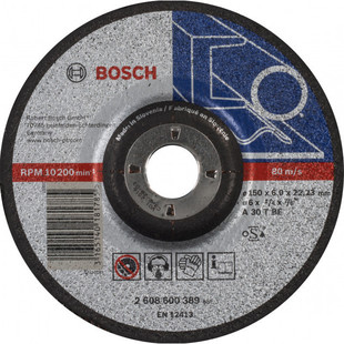 Диск шлифовальный 150х6 Bosch 2608600389 - Отрезной диск