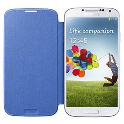 Чехол для Samsung Galaxy S4 i9500 (EF-FI950BCEGRU) (голубой) - Чехол для телефона