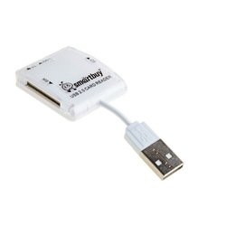 Картридер All in 1 USB 2.0 (SmartBuy SBR-713-W) (белый) - Картридер, Card Reader