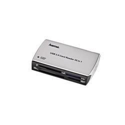 Картридер 35-in-1 USB 2.0 (Hama H-49009) (серебристый) - Картридер, Card Reader
