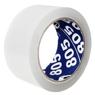 Клейкая лента Unibob 805 упаковочная 50мм*66м 50мкр прозрачная (41166) - Клейкая лента