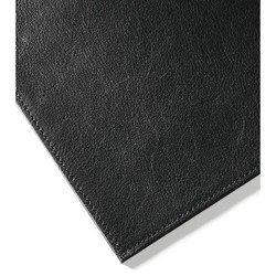 Настольное покрытие Durable натуральная кожа подкладка - флис 45*65 см черное - Настольное покрытие