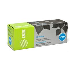 Картридж для HP Color LaserJet 1500, 1500L, 1500N, 1500TN, 2500, 2500L, 2500LN, 2500N, 2500TN (Cactus CS-C9701A) (голубой) - Картридж для принтера, МФУ