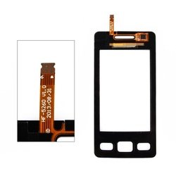 Тачскрин для Samsung Star II S5260 (черный) 1-я категория - Тачскрин для мобильного телефона
