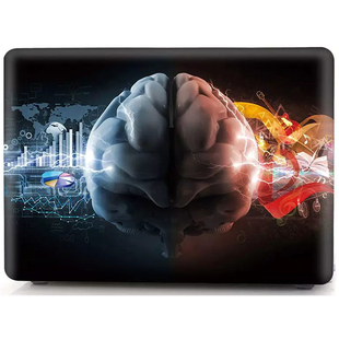 Чехлы для ноутбуков  Sidex Чехол накладка для Apple MacBook Air 13 2018 (i-Blason Cover Shine left and right brain) - Чехол для ноутбука