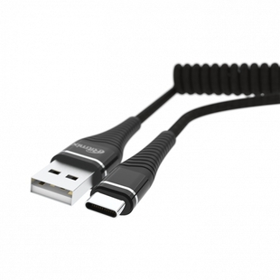 Кабель USB-USB Type-C 1м (Ritmix RCC-434) (черный) - Кабели