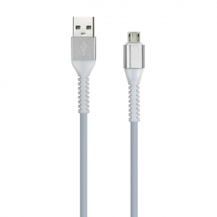 Кабель USB - microUSB (Smartbuy iK-12FL white) (белый) - Кабели