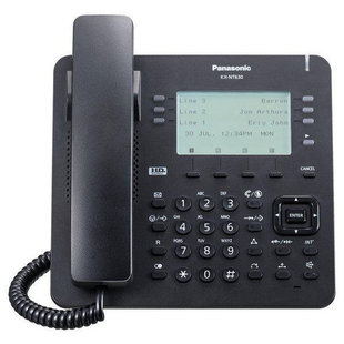 VoIP-оборудование Panasonic KX-NT630RU-B (черный) - IP телефон